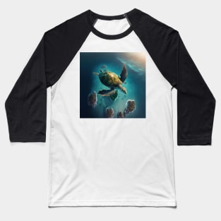 The flying turtle Baseball T-Shirt